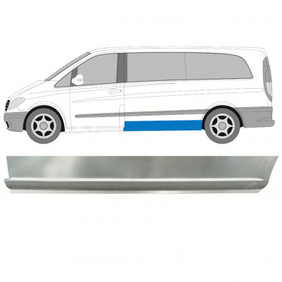 Popravni panel spodnjega dela stranice za Mercedes Vito 2003-2014 / LWB / Leva 8285