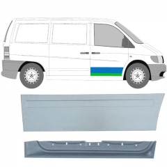 Notranji in zunanji popravni panel sprednjih vrat za Mercedes Vito I W638 1996-2003 / Desna / Komplet 9789