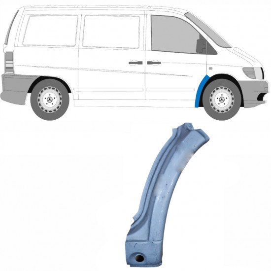 Popravni panel sprednjega blatnika za Mercedes Vito 1996-2003 / Desna 8275