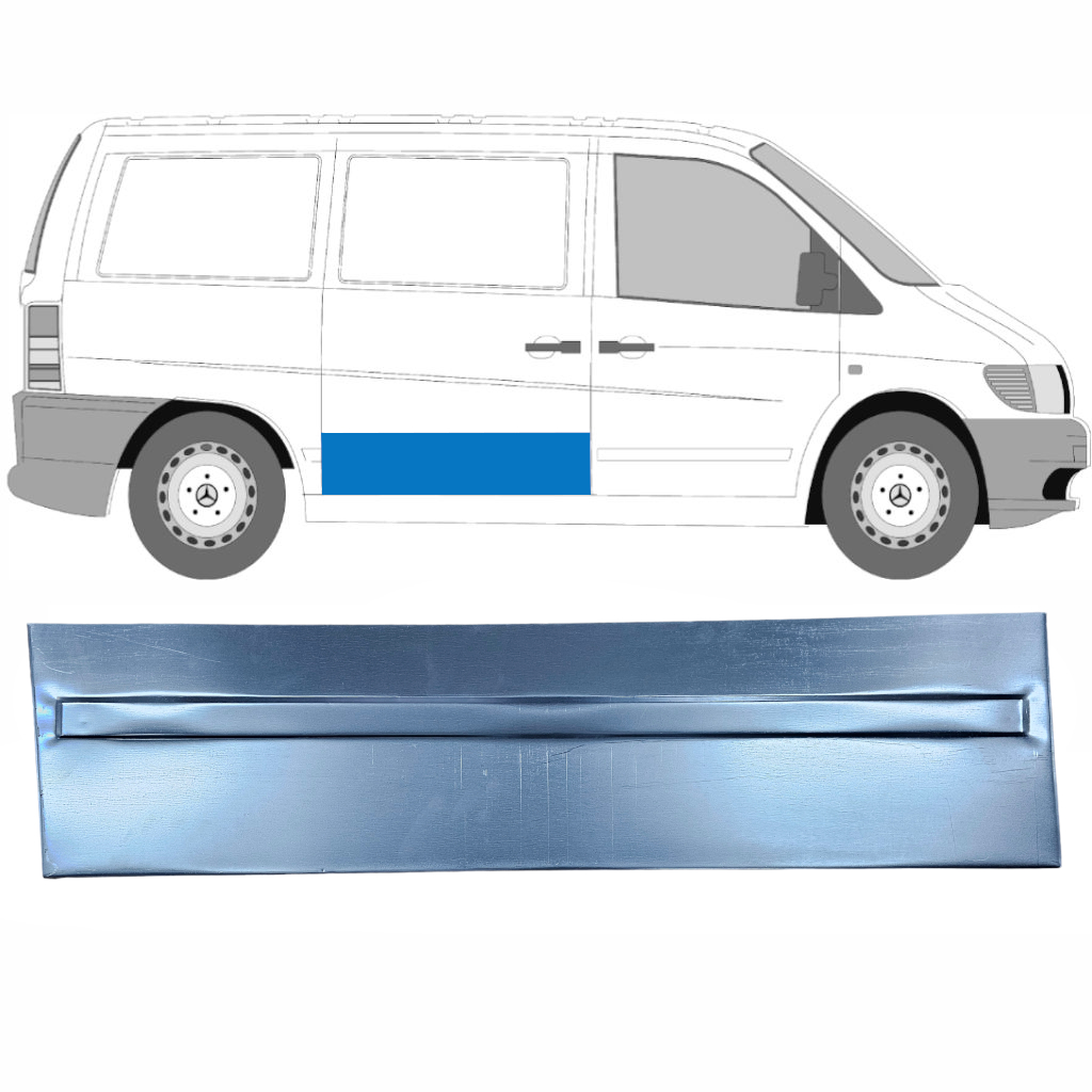 Zunanji Popravni Panel Drsnih Vrat Za Mercedes Vito I W638 1996-2003 / Desna 8279