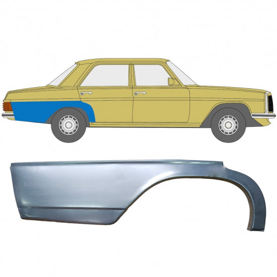 Bok delni za Mercedes W114 W115 1968-1977 / Desna 6809