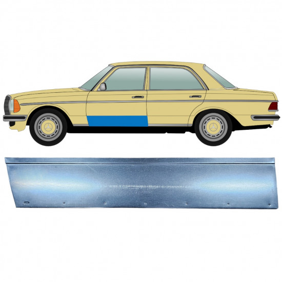 Popravni panel sprednjih vrat za Mercedes W123 1975-1985 / Leva 6771