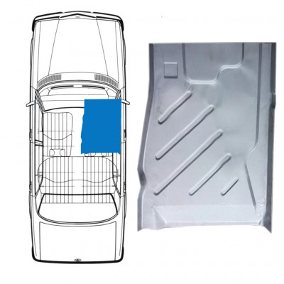 Popravni panel spodnjega dela podvozja za Mercedes W123 1975-1985 / Desna 8303