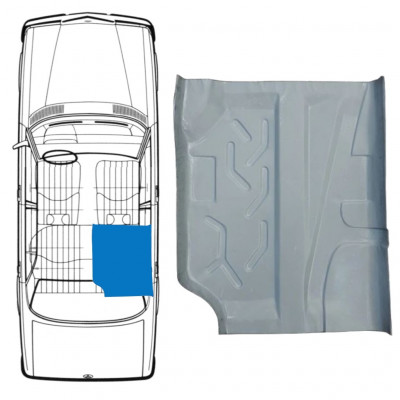 Popravni panel zadnjega dna za Mercedes W123 1975-1985 / Desna 8305