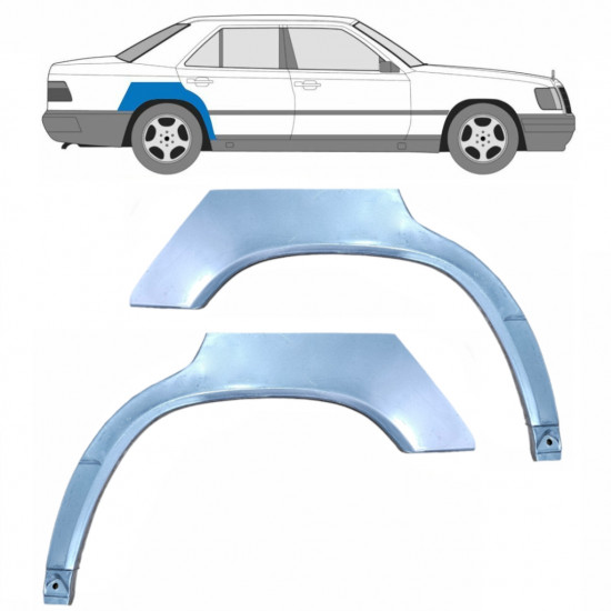 Bok delni za Mercedes W124 1984-1996 / Levo+Desno / Komplet 9160