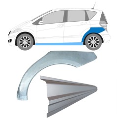 Reparaturni del praga in zadnjega blatnika za Mercedes A-Class W169 2004-2012 / Leva / Komplet 11315