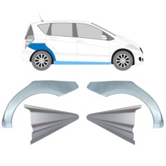 Reparaturni del praga in zadnjega blatnika za Mercedes A-Class W169 2004-2012 / Komplet 11316