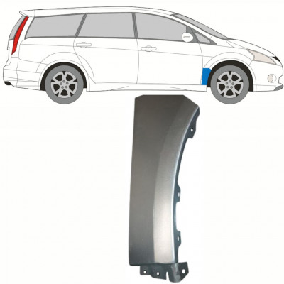 Popravni panel prednjega blatnika za Mitsubishi Grandis 2004-2011 / Desna 8389