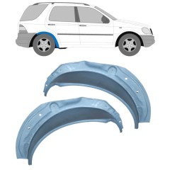 Bok delni notranji za Mercedes M-Class ML W163 1998-2005 / Levo+Desno / Komplet 16292