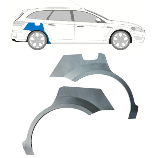 Bok delni za Ford Mondeo 2007-2010 / Levo+Desno / COMBI / SEDAN / Komplet 16849