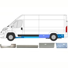 Set popravnih panelov za Opel Movano 2021-2026 / Leva 16808