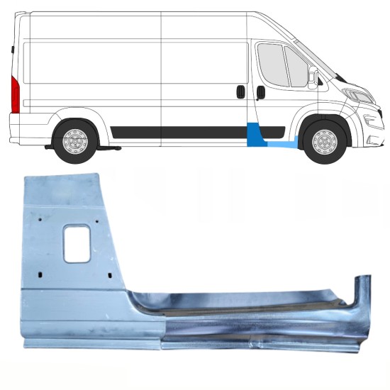 Popravni panel stebrička + Prag za Opel Movano 2021-2026 / Desna 16471