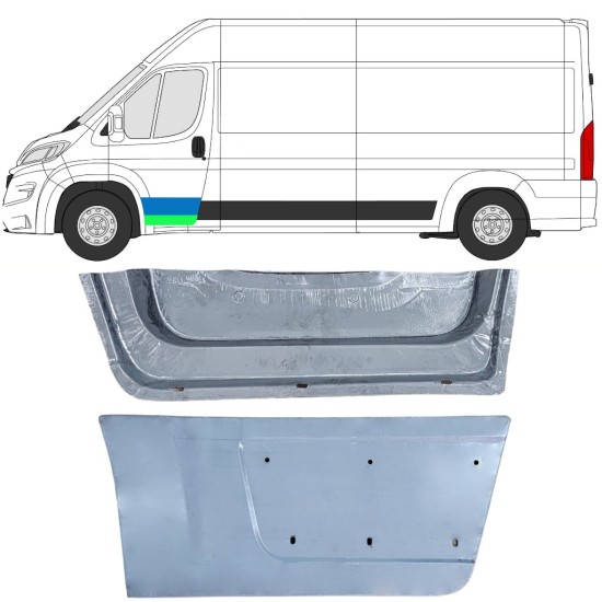 Notranji in zunanji popravni panel sprednjih vrat za Opel Movano 2021-2026 / Leva 16479