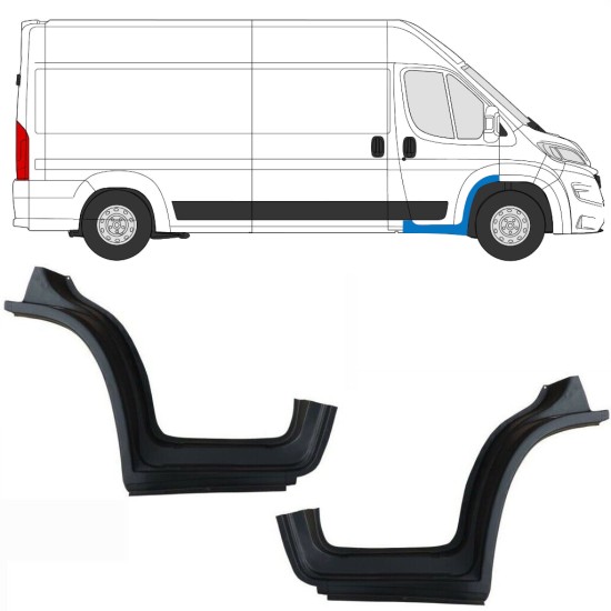 Popravni panel sprednjega blatnika in praga za Opel Movano 2021-2026 / Levo+Desno 16411