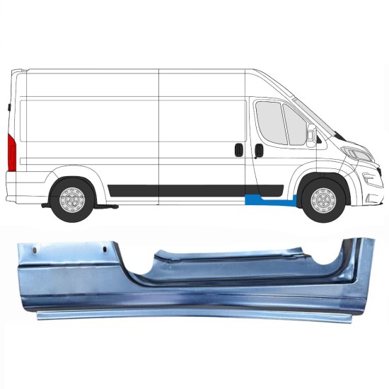 Popravni panel praga sprednjih vrat za Opel Movano 2021-2026 / Desna 16417