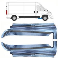 Popravni panel praga sprednjih vrat za Opel Movano 2021-2026 / Levo+Desno / Komplet 16416