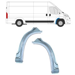 Popravni panel sprednjega blatnika za Opel Movano 2021-2026 / Levo+Desno 16400