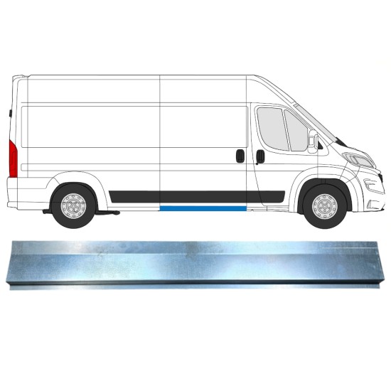 Notranji popravni panel praga za Opel Movano 2021-2026 / Levo = Desno (simetrično) 16474