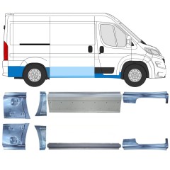 Set popravnih panelov za Opel Movano 2021-2026 / Levo+Desno 16534