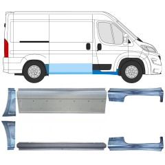 Set popravnih panelov za Opel Movano 2021-2026 / Levo+Desno 16536
