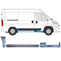Set popravnih panelov za Opel Movano 2021-2026 / Desna 16533