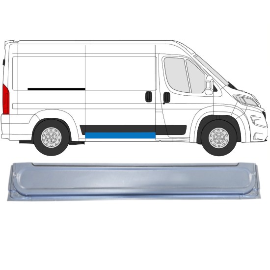 Notranji popravni panel drsnih vrat za Opel Movano 2021-2026 / Desna 16404