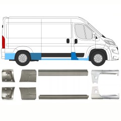 Set popravnih panelov za Opel Movano 2021-2026 / Levo+Desno 16445