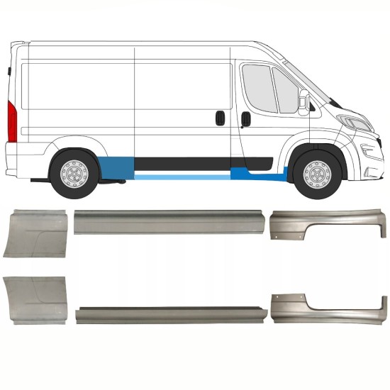 Set popravnih panelov za Opel Movano 2021-2026 / Levo+Desno 16427