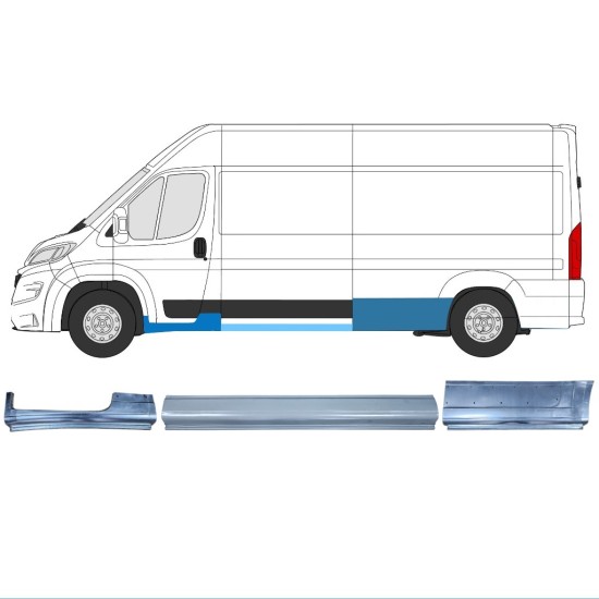 Set popravnih panelov za Opel Movano 2021-2026 / Leva / 16525