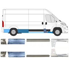 Set popravnih panelov za Opel Movano 2021-2026 / Levo+Desno 16467