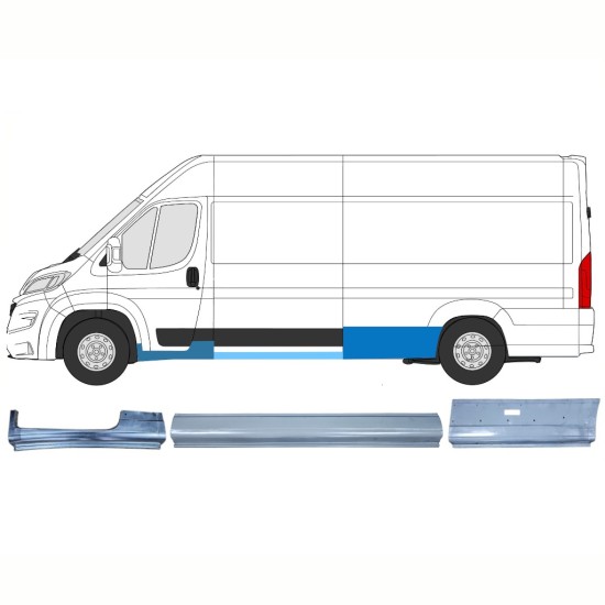 Set popravnih panelov za Opel Movano 2021-2026 / Leva 16523