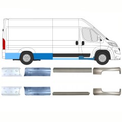 Set popravnih panelov za Opel Movano 2021-2026 / Levo+Desno 16465