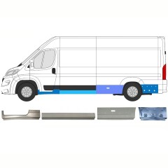 Set popravnih panelov za Opel Movano 2021-2026 / Leva 16797