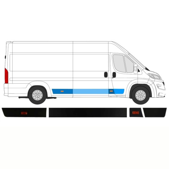 Set stranskih oblog za Opel Movano 2021-2026 / Desna / 14422