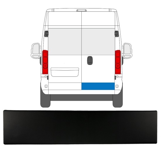 Obloga stranskega dela zadnjih vrat za Opel Movano 2021- / Desna 15789