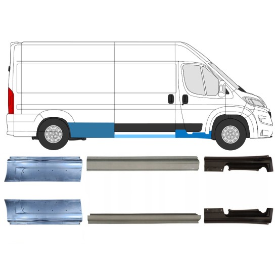 Set popravnih panelov za Opel Movano 2021-2026 / Levo+Desno 16464