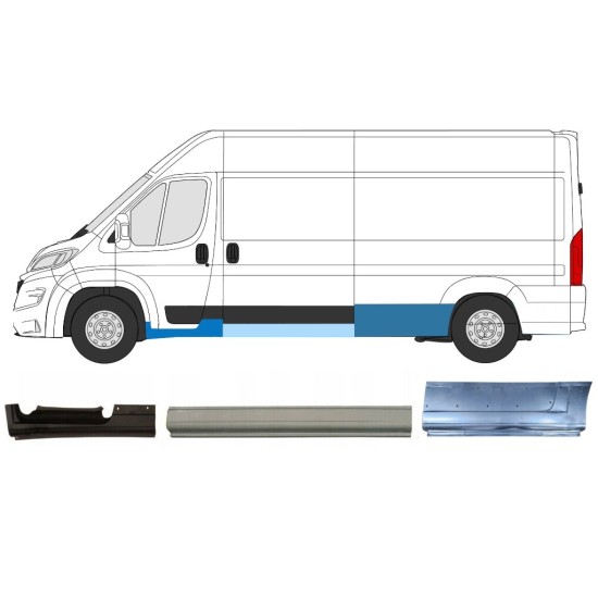 Set popravnih panelov za Opel Movano 2021-2026 / Leva 16538