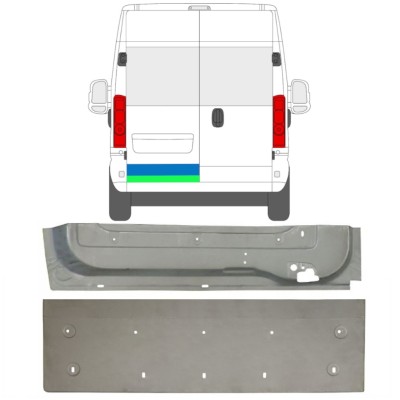 Popravni panel zadnjih vrat za Opel Movano 2021-2026 / Desna / Komplet 16518