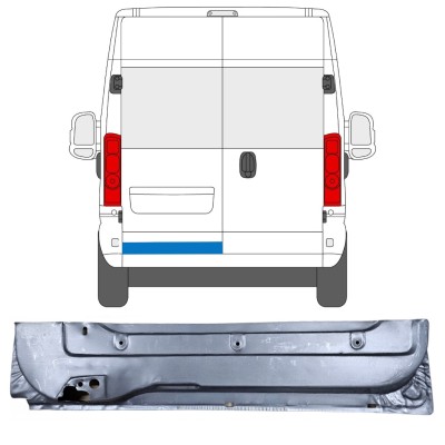 Popravni panel zadnjih vrat za Opel Movano 2021-2026 / Leva 16505