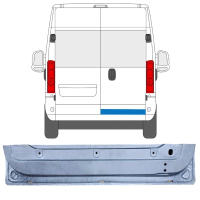 Popravni panel zadnjih vrat za Opel Movano 2021-2026 / Desna 16504