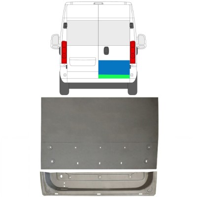 Popravni panel zadnjih vrat za Opel Movano 2021-2026 / Desna 16507