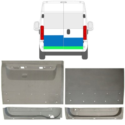 Popravni panel zadnjih vrat za Opel Movano 2021-2026 16509