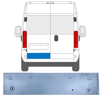 Popravni panel zadnjih vrat za Opel Movano 2021-2026 / Leva 16513