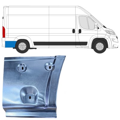 Popravni panel zadnjega dela zadnjega blatnika za Opel Movano 2021-2026 / Desna 16500