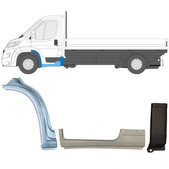 Set popravnih panelov za Opel Movano 2021-2026 / Leva 17007