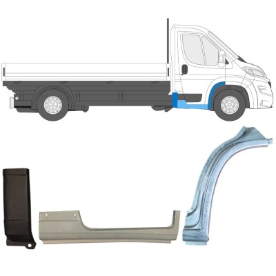 Set popravnih panelov za Opel Movano 2021-2026 / Desna 17006