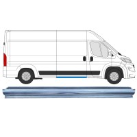 Popravni panel praga drsnih vrat za Opel Movano 2021-2026 / Levo = Desno (simetrično) 16462