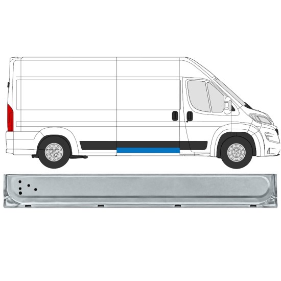 Notranji popravni panel drsnih vrat za Opel Movano 2021-2026 / Desna 17045