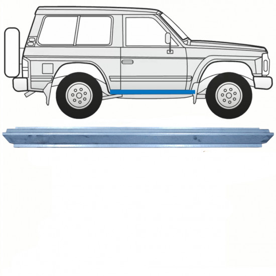 Prag za Nissan Patrol 1990-1997 / Levo = Desno (simetrično) 8597