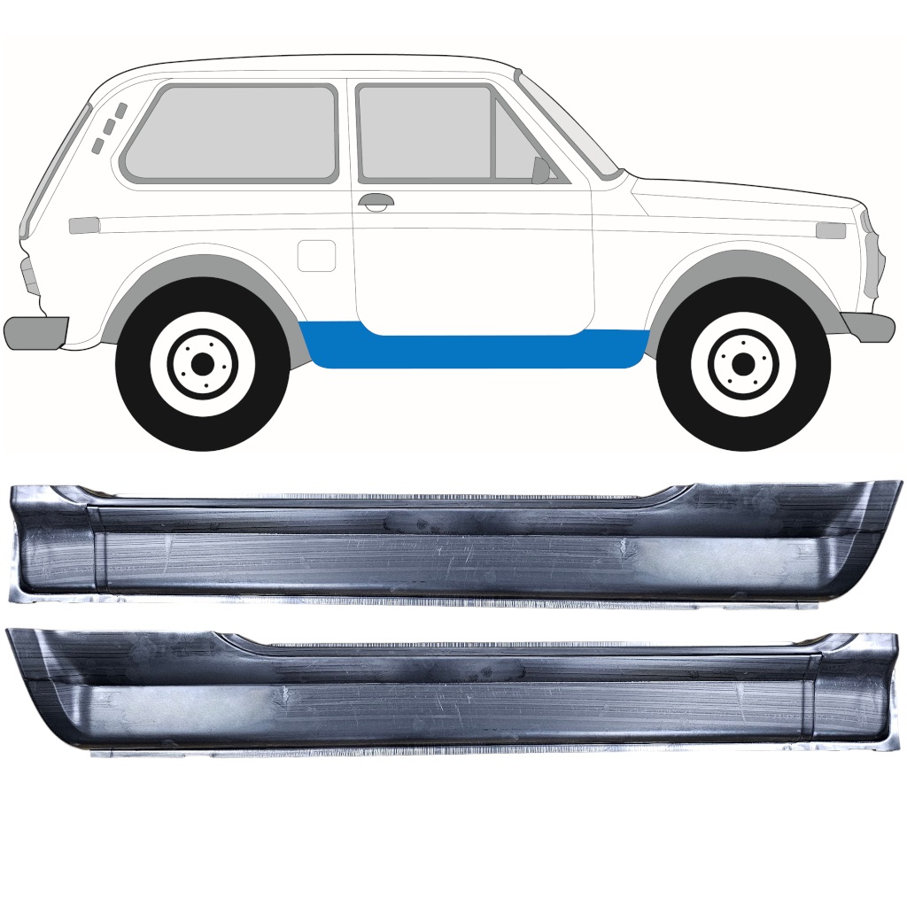 Prag Za Lada Niva 1976- / Levo+Desno / Komplet 12041
